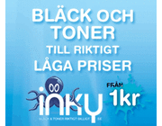 Bläck eller skrivarpapper för 1 kr hos Inky