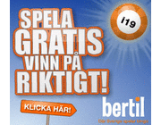Bertil Bingo bjuder dig på 25 kr
