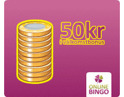 Online Bingo - Få 50 kr att spela för
