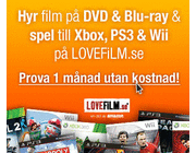 Hyr film gratis hos LOVEFiLM i 1 månad