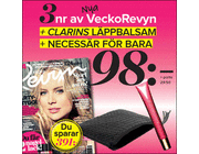 VeckoRevyn + Läppglans + Necessär
