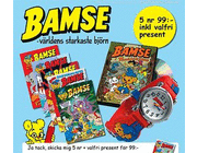 Bamse + fin Bamse klocka eller DVD-film