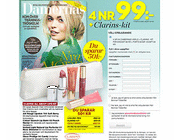 Damernas Värld + Clarins-kit