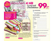 Sköna Hem + Handdukar + Savon de Marseille-tvål 
