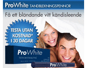 ProWhite tandblekning - ger dig vitare tänder