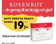 Rosenrot från Vitalas för 19 kr