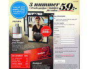 Tidningen ICON + Prada parfym + Biobiljett