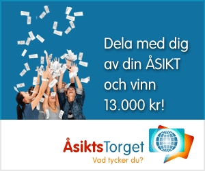 Säg vad du tycker - vinn 13 000 kr!