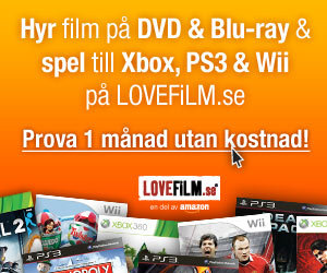 Hyr film gratis hos LOVEFiLM i 1 månad