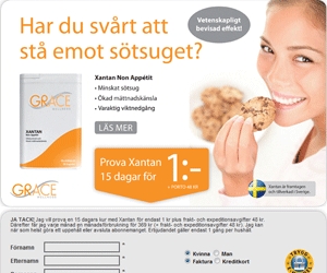 Grace Xantan viktminskning för 1 kr