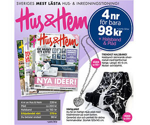 Hus & Hem + Pläd + Kuddfodral
