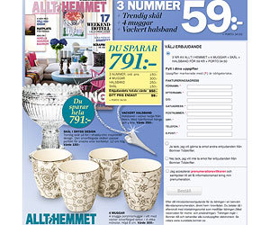 Allt i Hemmet + Salladsbestick + Kökshandduk