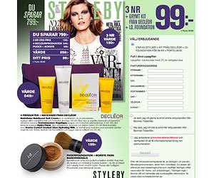 Tidningen STYLEBY + Mascara och Ögonskugga
