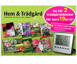 Trädgårdsböcker + digital väderstation