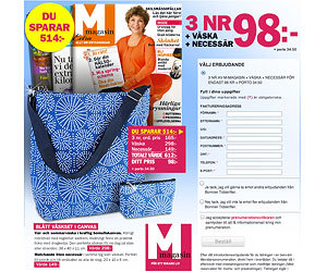 M-magasin + väska + sjal